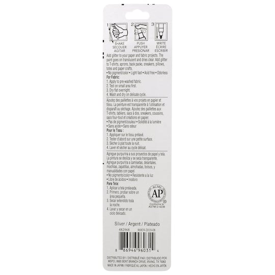 Glitter Medium Tip Multi-Surface Premium Paint Pen by Craft Smart